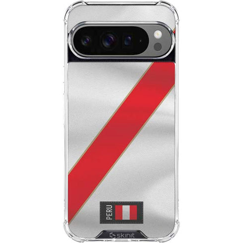 Peru Soccer Flag Google Pixel 10 Pro Clear Case